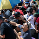 Concerns about having scenes like this one from Charlottesville, Va., during a white supremacist march and counterprotest rally Aug. 12, 2017, have officials in Dayton, Ohio, concerned ahead of a planned white supremacist march there this coming Saturday, May 25, 2019.